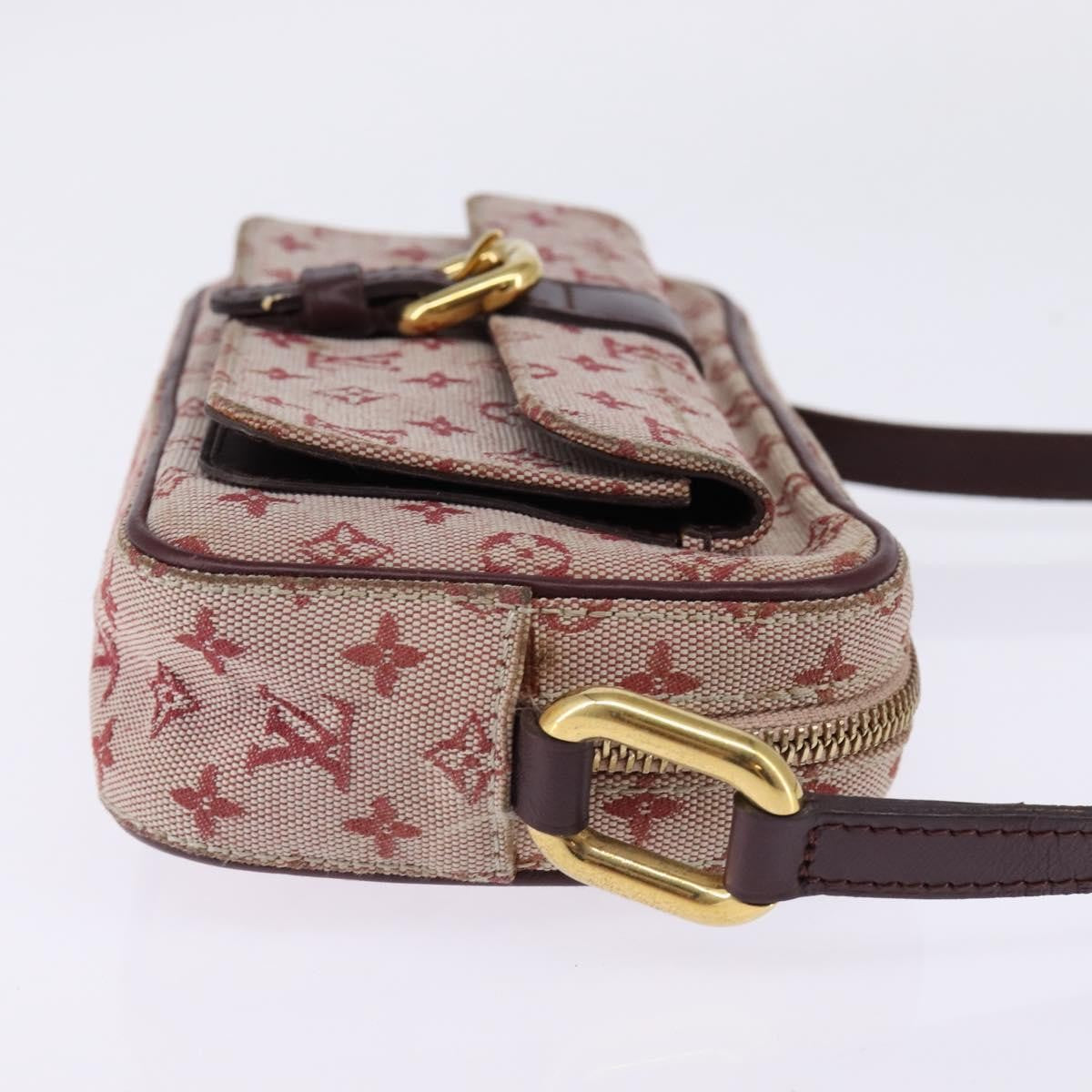 Louis Vuitton LOUIS VUITTON Monogram Mini Juliet MM Shoulder Bag Red M92219 LV Authentic 145345