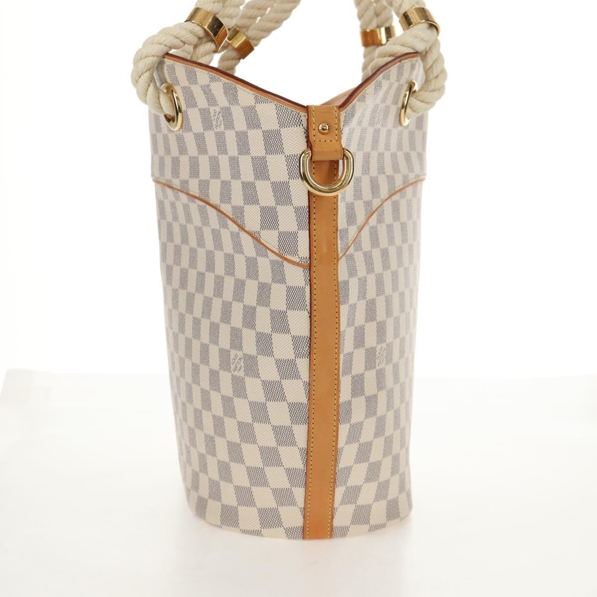 Louis Vuitton LOUIS VUITTON Damier Azur Pombronn PM Shoulder Bag N48057 LV Authentic 140201V