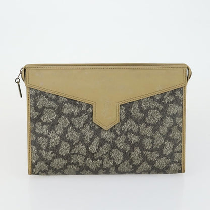 Saint Laurent SAINT LAURENT PRADA Bag Nylon PVC 2 Set Gray Khaki Authentic 162220