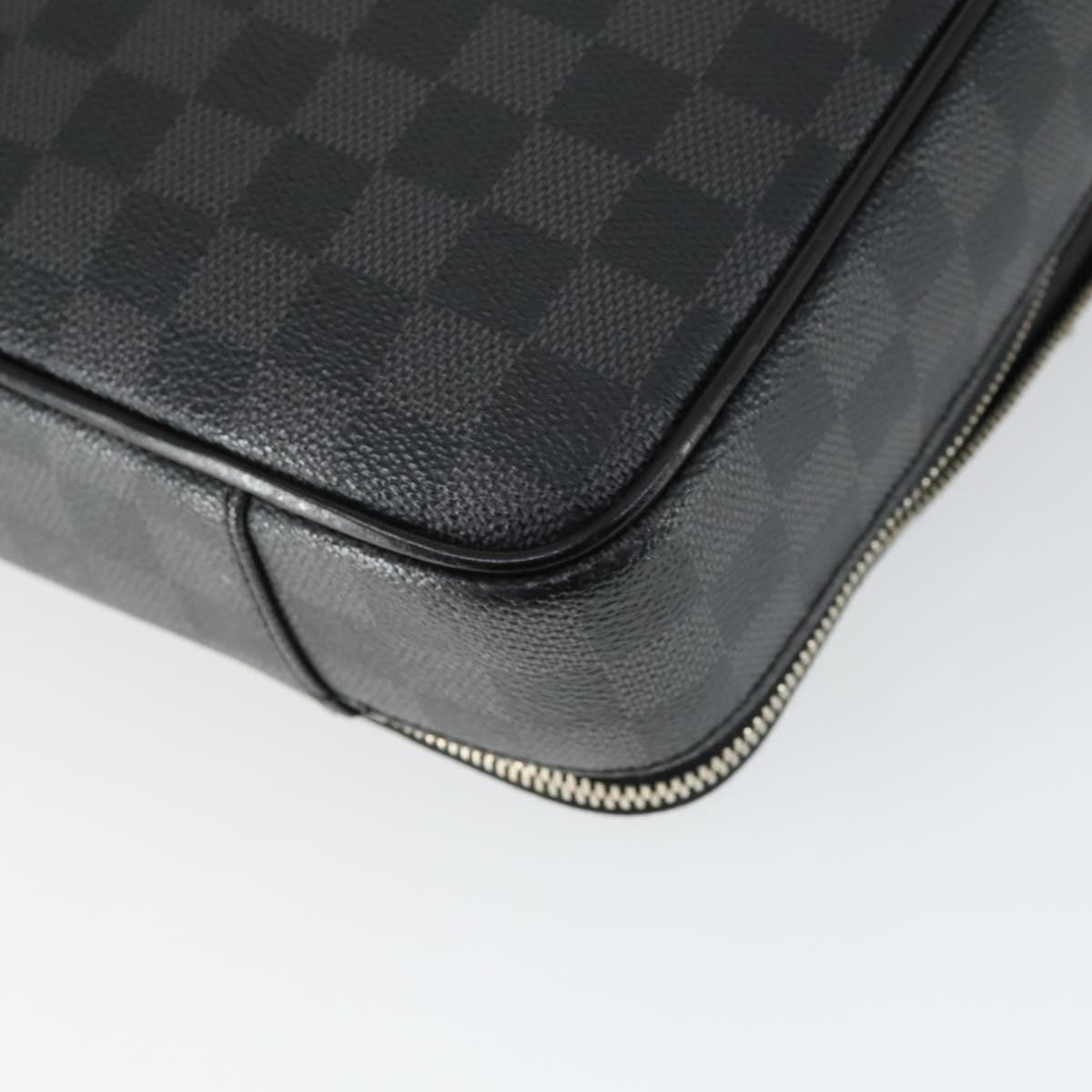Louis Vuitton LOUIS VUITTON Damier Grafitte Steve Business Bag 2way N58030 LV Authentic ka2281