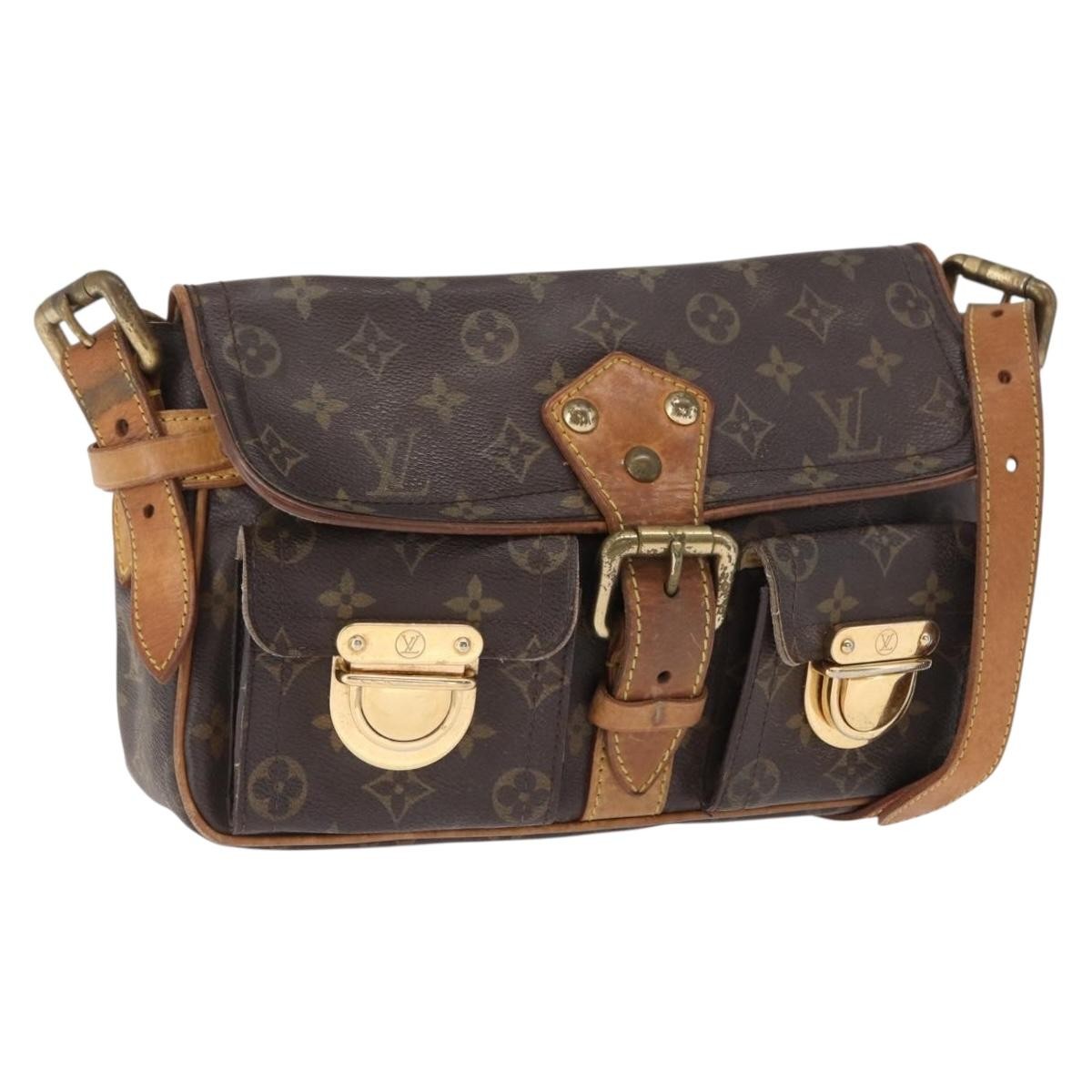Louis Vuitton LOUIS VUITTON Monogram Hudson PM Shoulder Bag M40027 LV Authentic 164131