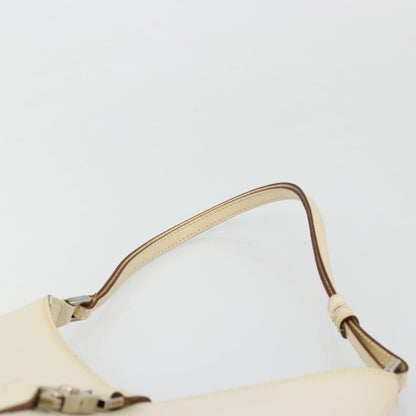 Gucci GUCCI Jackie Shoulder Bag Leather White Silver 001 3875 Authentic bs34535