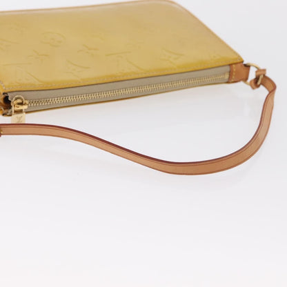 Louis Vuitton LOUIS VUITTON Monogram Vernis Lexington Accessory Pouch Beige M91010 Authentic 165721 Bag