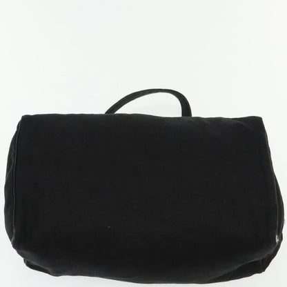 Fendi FENDI Hand Bag Cotton Nylon Black Silver Authentic ti2136