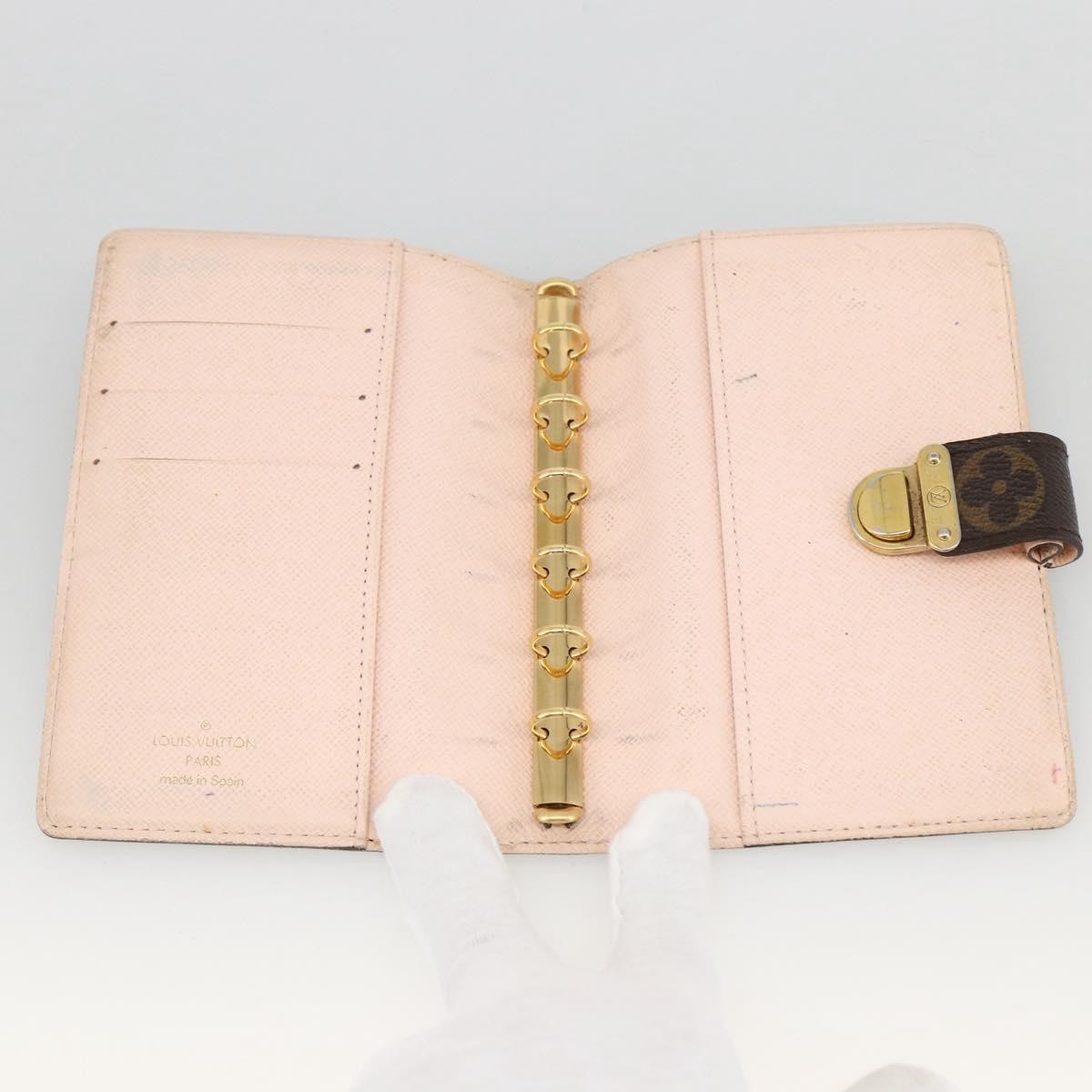 Louis Vuitton LOUIS VUITTON Monogram Agenda Koala PM Day Planner Cover Pink R21013 Authentic LNZ435 Bag