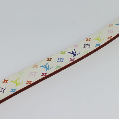 Louis Vuitton LOUIS VUITTON Monogram Multicolor Ceinture Carre Belt White M9270U LV Authentic MY153 Bag
