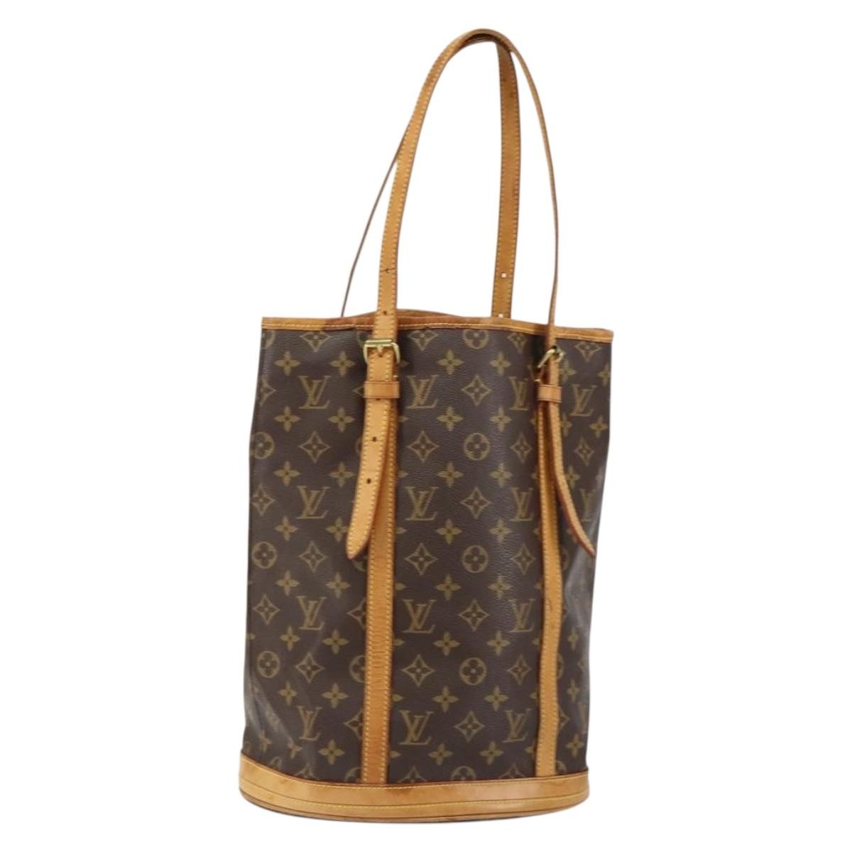 Louis Vuitton LOUIS VUITTON Monogram Bucket GM Shoulder Bag M42236 LV Authentic gh1032
