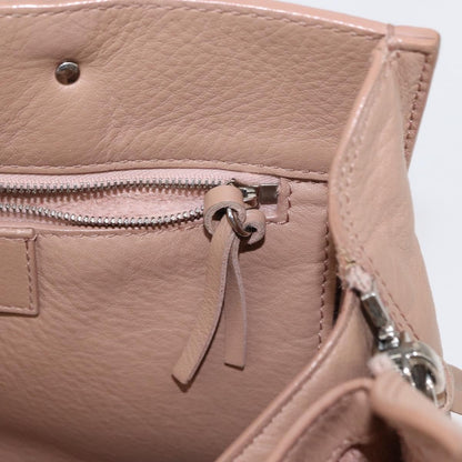Balenciaga BALENCIAGA The Paper A6 Hand Bag Leather 2way Beige Silver 370926 Authentic 149646