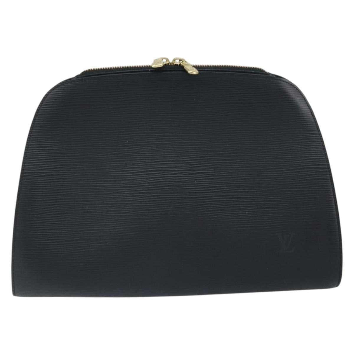 Louis Vuitton LOUIS VUITTON Epi Dauphine GM Cosmetic Pouch Black M48432 LV Authentic 168282 Bag