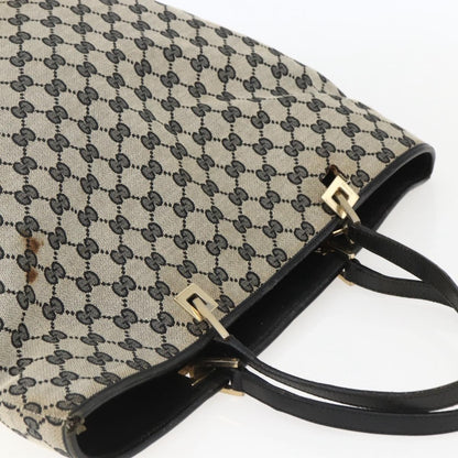 Gucci GUCCI GG Canvas Tote Bag Navy Gold 002 1097 3444 Authentic 158526