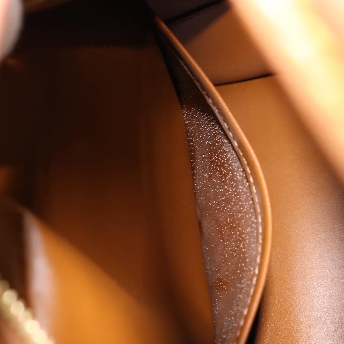 Louis Vuitton LOUIS VUITTON Monogram Vernis Tompkins Square Bag Bronze M91103 LV Authentic 153020