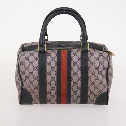 Gucci GUCCI GG Supreme GG Crystal Hand Bag PVC 3 Set Beige Authentic 174861