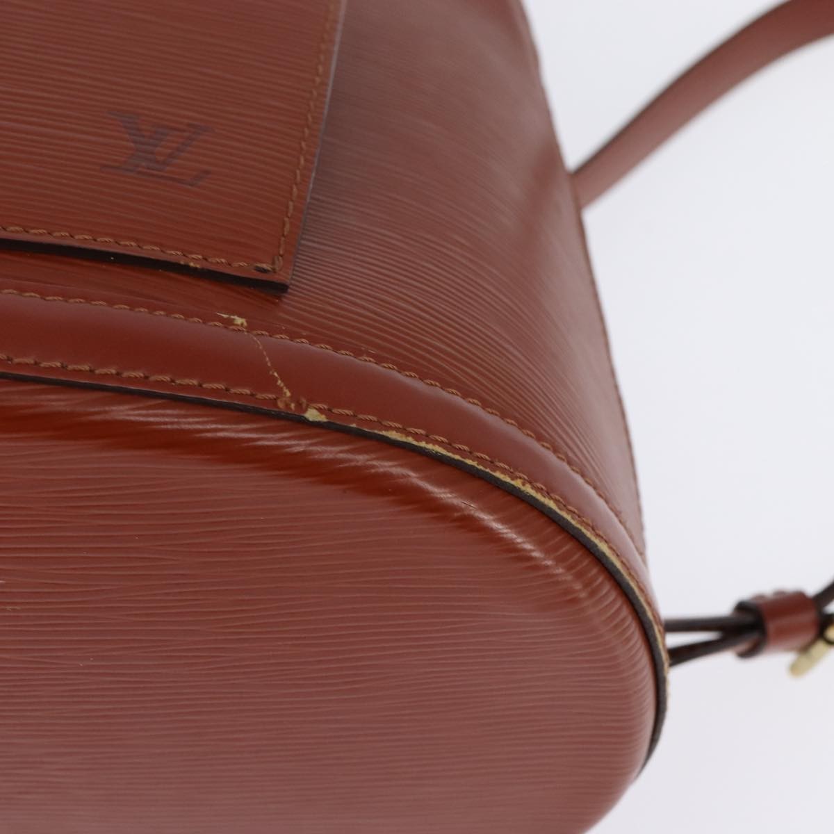 Louis Vuitton LOUIS VUITTON Epi Coblanc Shoulder Bag Brown M52293 LV Authentic BA4973
