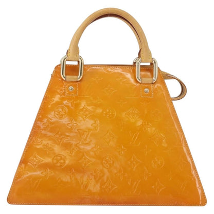 Louis Vuitton LOUIS VUITTON Monogram Vernis Forsyth Hand Bag Jaune M91112 LV Authentic mr2024