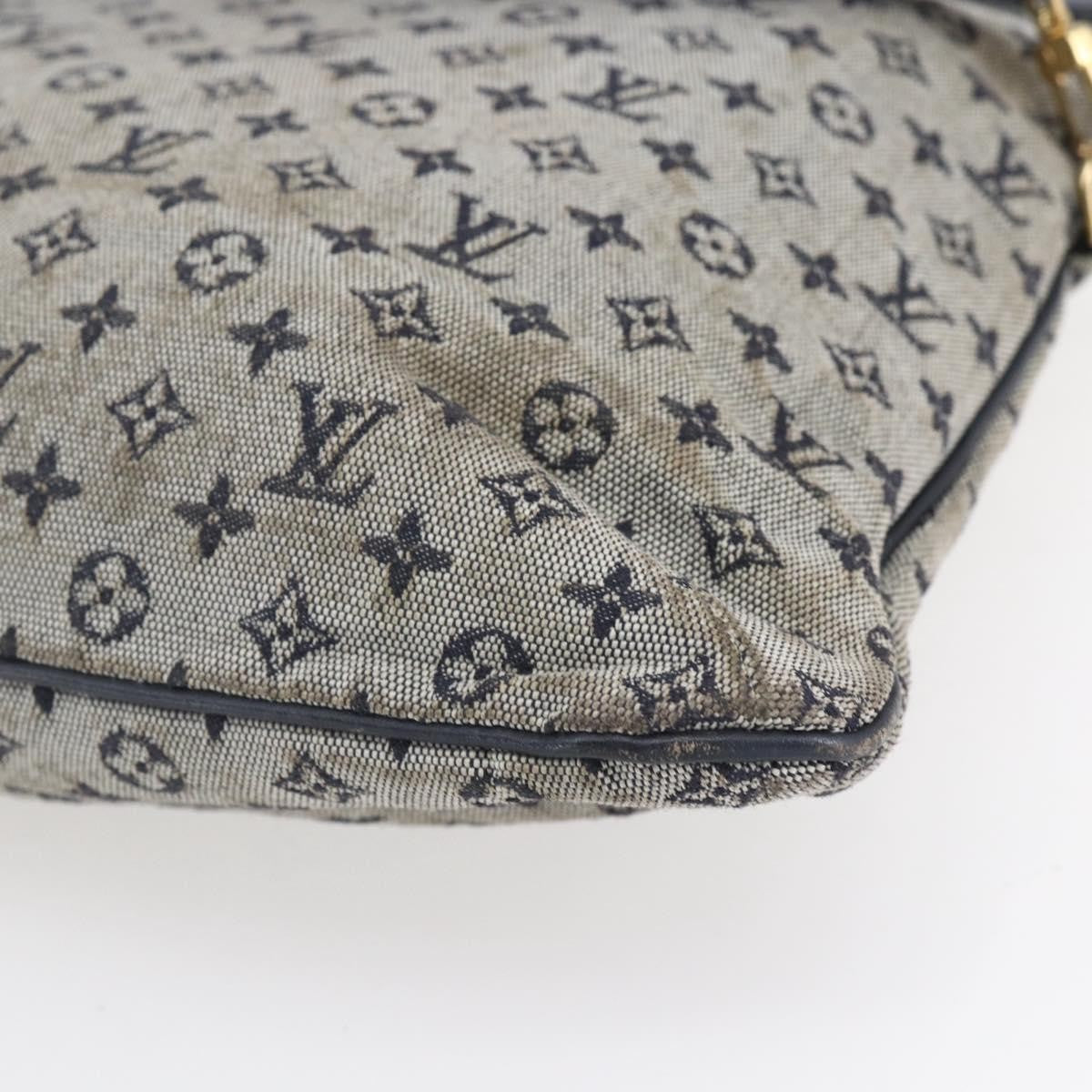 Louis Vuitton LOUIS VUITTON Monogram Mini Fran?oise Tote Bag 2way Blue M92208 LV Authentic 151081