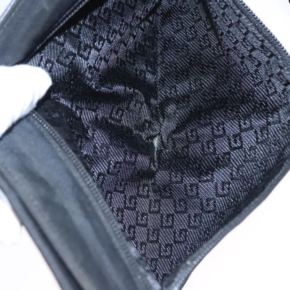 Gucci GUCCI Waist bag Nylon Black Silver 28566 Authentic IN054