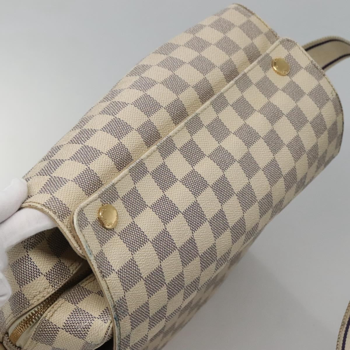 Louis Vuitton LOUIS VUITTON Damier Azur Naviglio Shoulder Bag N51189 LV Authentic 128957