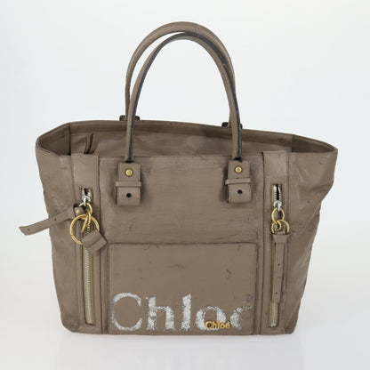Chloé Chloé Chloe Tote Bag Leather 2 Set Black Beige Authentic bs31501