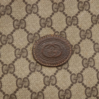 Gucci GUCCI GG Supreme Tote Bag PVC Beige 156 02 109 Authentic bs30092