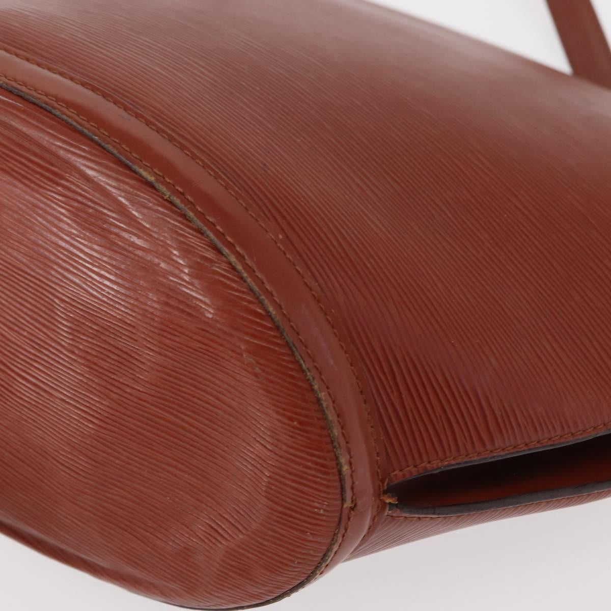 Louis Vuitton LOUIS VUITTON Epi Saint Jacques Shopping Bag Brown M52263 LV Authentic BA8091