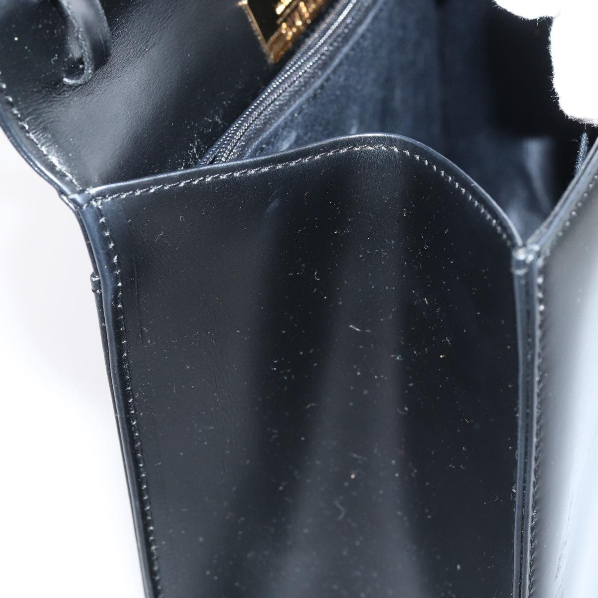 Givenchy GIVENCHY Hand Bag Leather Black Authentic am6590