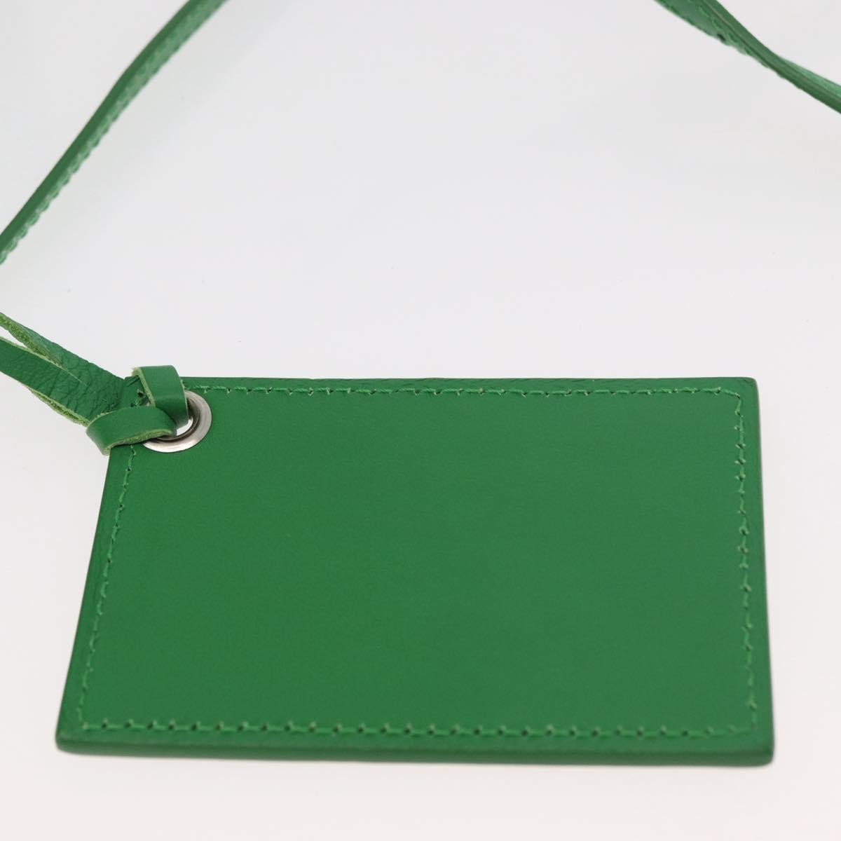 Balenciaga BALENCIAGA The Paper Tote Bag Leather 2way Green Silver 370926 Authentic 179403A