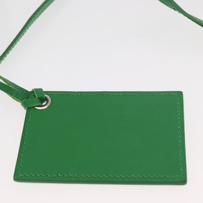 Balenciaga BALENCIAGA The Paper Tote Bag Leather 2way Green Silver 370926 Authentic 179403A