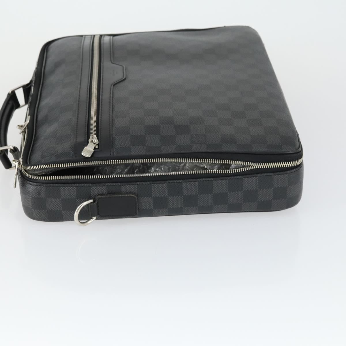 Louis Vuitton LOUIS VUITTON Damier Grafitte Steve Business Bag 2way N58030 LV Authentic ka2281