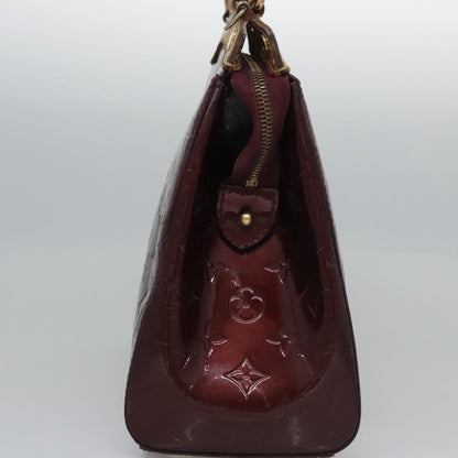 Louis Vuitton LOUIS VUITTON Vernis Blair MM Hand Bag 2way Rouge Favist M91690 LV Authentic EC506