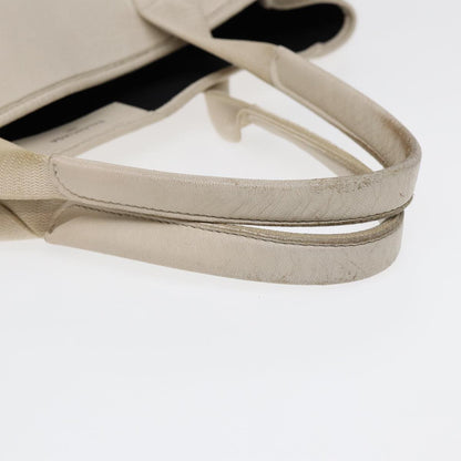 Balenciaga BALENCIAGA Navy Cabas Hand Bag Leather White Silver 339936 Authentic bs17140