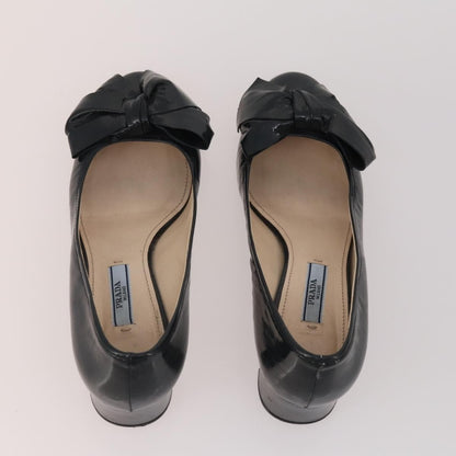 Prada PRADA Shoes Suede Leather 5 Set Brown black Authentic 174775 Bag