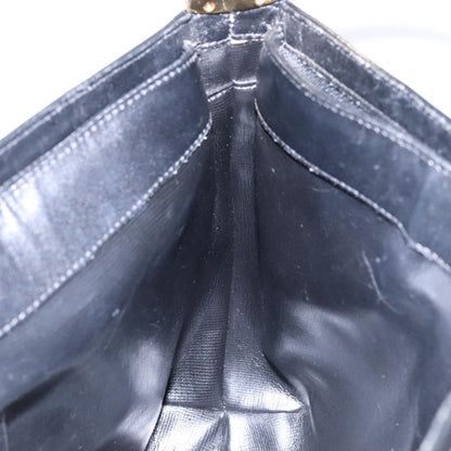 Givenchy GIVENCHY Shoulder Bag Leather Black Gold Authentic bs28533