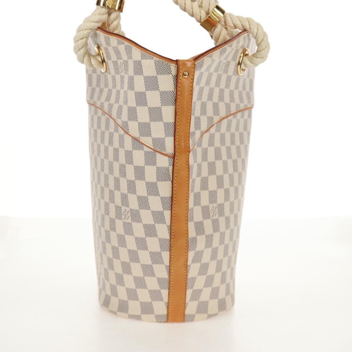 Louis Vuitton LOUIS VUITTON Damier Azur Pombronn PM Shoulder Bag N48057 LV Authentic 140201V