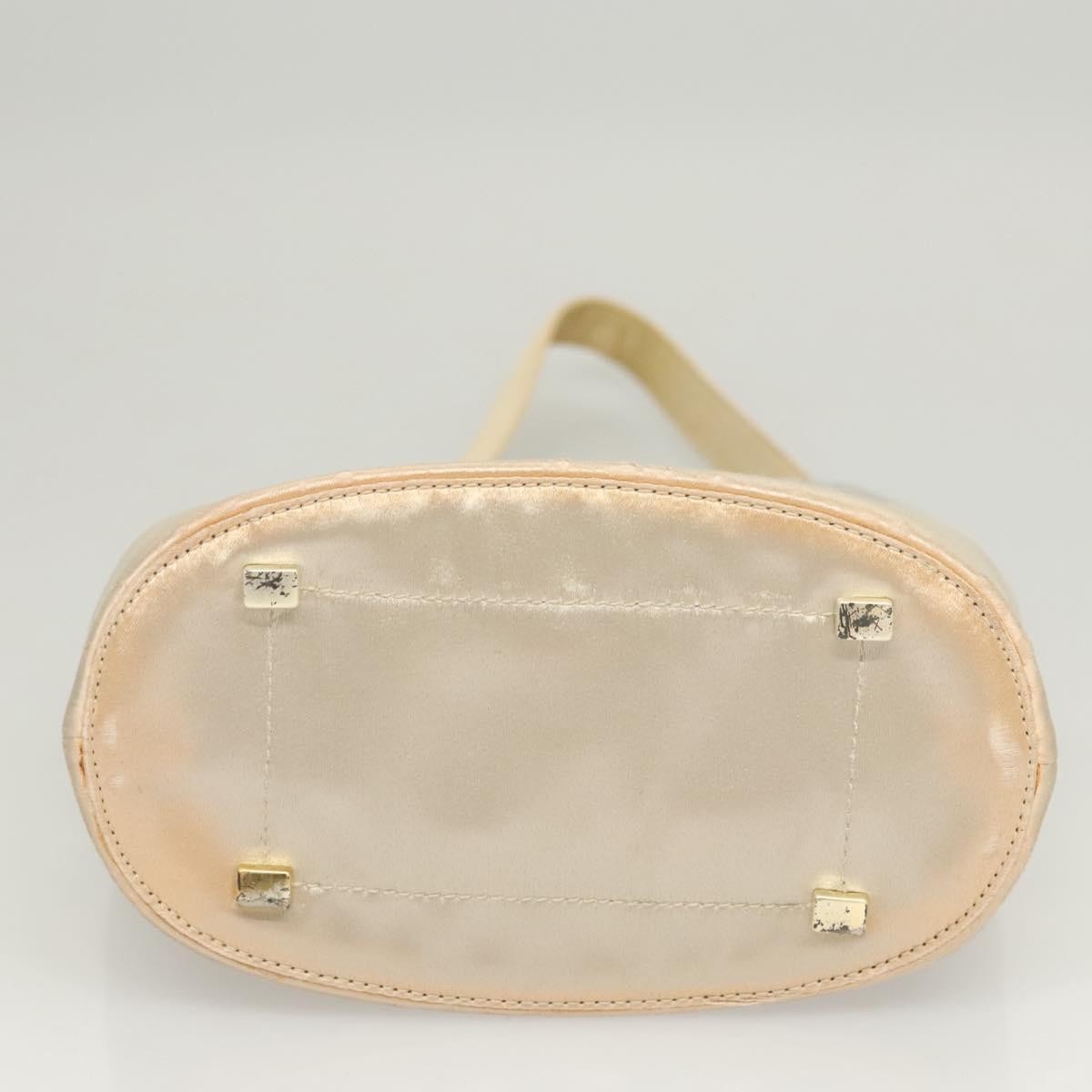 Prada PRADA Hand Bag Vinyl Clear Beige Authentic 118773