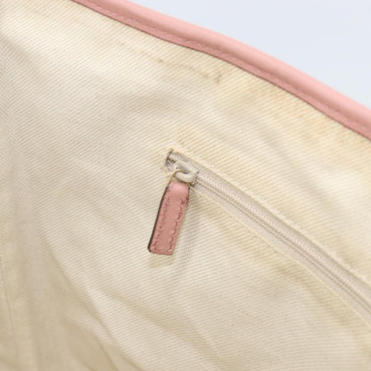 Gucci GUCCI GG Canvas Tote Bag Nylon Pink Gold 211976 Authentic LNZ669