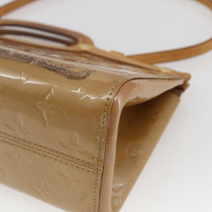 Louis Vuitton LOUIS VUITTON Monogram Vernis Roxbury Drive Bag 2Way Noisette M91372 Authentic 164676