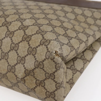 Gucci GUCCI GG Supreme Tote Bag PVC Beige 156 02 109 Authentic bs30092