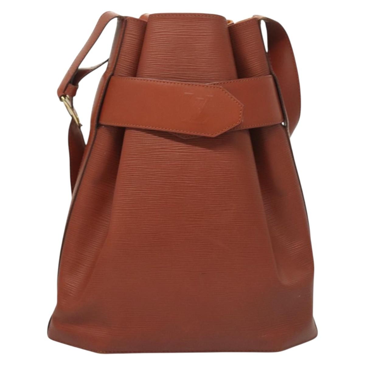 Louis Vuitton LOUIS VUITTON Epi Sac Depaule GM Shoulder Bag Brown M80193 LV Authentic 123400