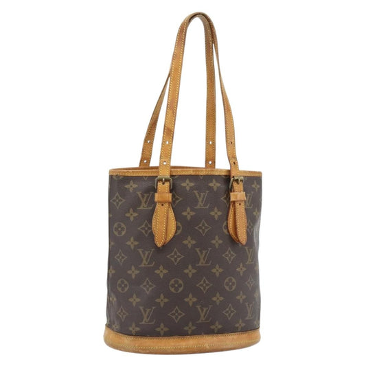 Louis Vuitton LOUIS VUITTON Monogram Bucket PM Shoulder Bag M42238 LV Authentic bs35325