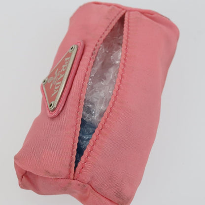 Burberrys Burberrys PRADA Nova Check Pouch Nylon Canvas 3 Set Pink Brown beige Authentic gh1623 Bag