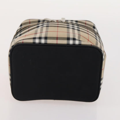 Burberrys Burberrys Burberry Nova Check Hand Bag Nylon 5 Set Beige Authentic 174988