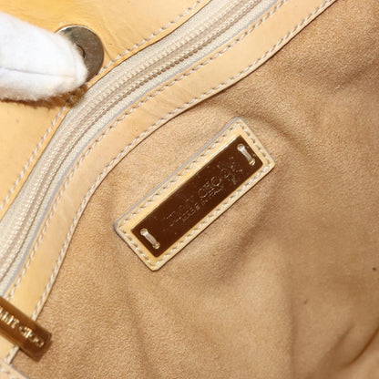 Jimmy Choo Jimmy Choo Studs Tote Bag Enamel Yellow Gold Authentic bs31691