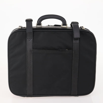 Prada PRADA Trunk Nylon 2 Set Black Authentic 174973 Bag