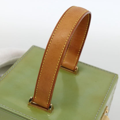 Louis Vuitton LOUIS VUITTON Vernis Bleecker Cosmetic Pouch Baby Blue M91003 Authentic LNZ403 Bag