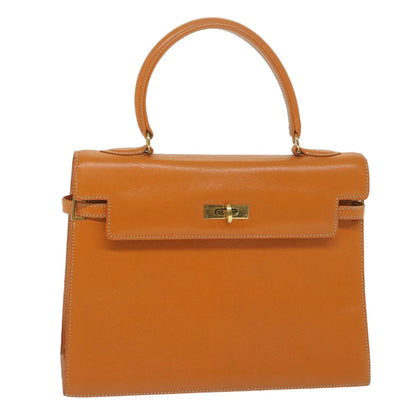 MORABITO MORABITO Scalar 28 Hand Bag Leather Orange Authentic am5465