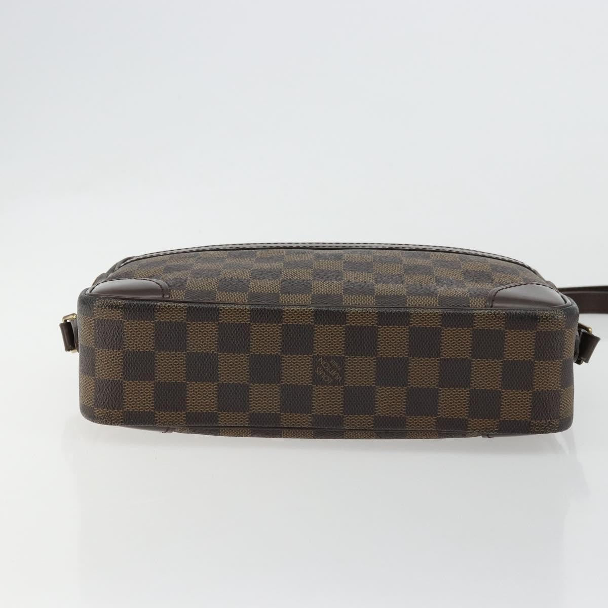 Louis Vuitton LOUIS VUITTON Damier Ebene Trocadero 27 Shoulder Bag SPO N48085 LV Authentic 180428