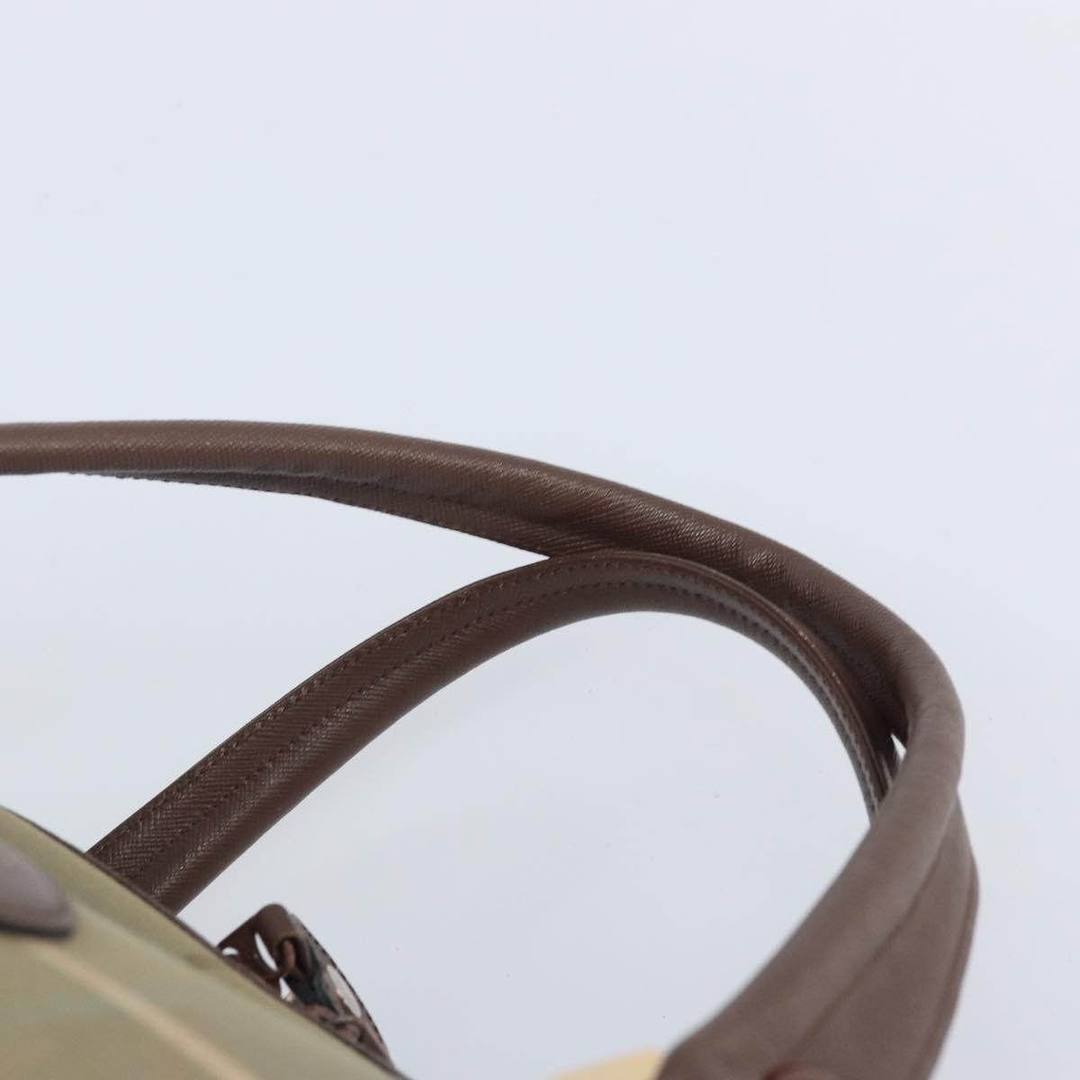 Burberrys Burberrys Nova Check Boston Bag Canvas Beige Gold Authentic ep13303