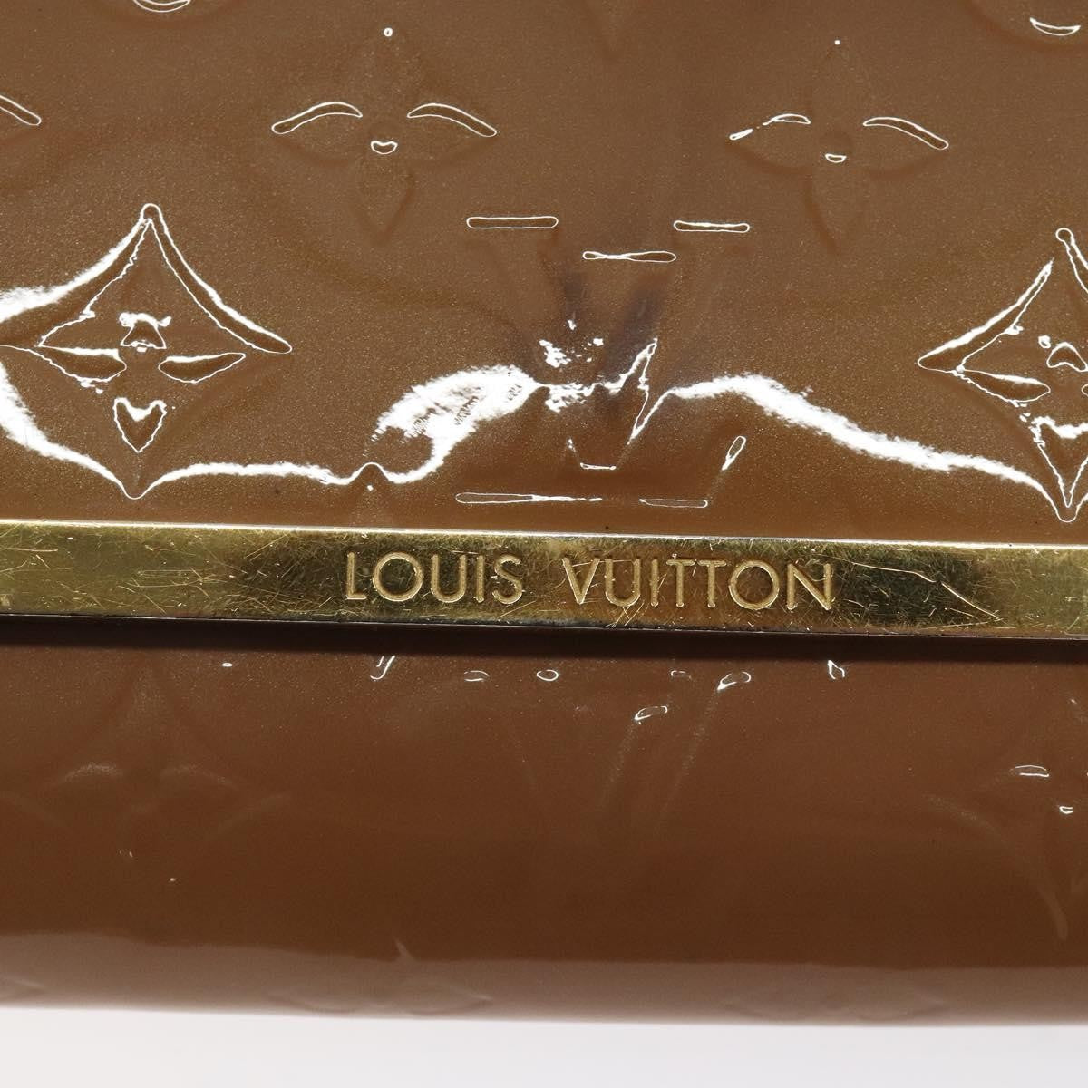 Louis Vuitton LOUIS VUITTON Vernis Rossmore MM Shoulder Bag Rose Velours M91589 LV Authentic 127784