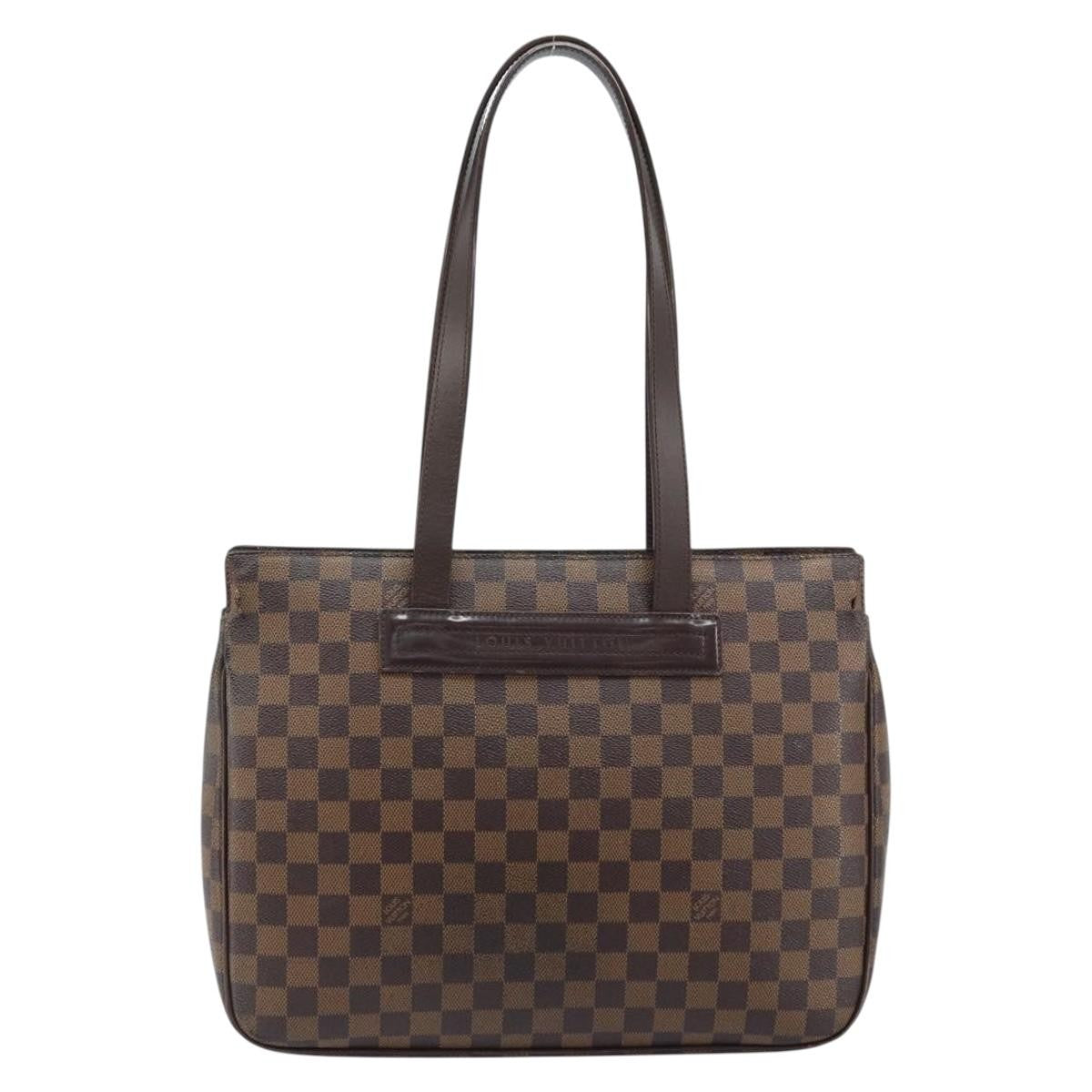Louis Vuitton LOUIS VUITTON Damier Ebene Parioli PM Tote Bag N51123 LV Authentic bs33389