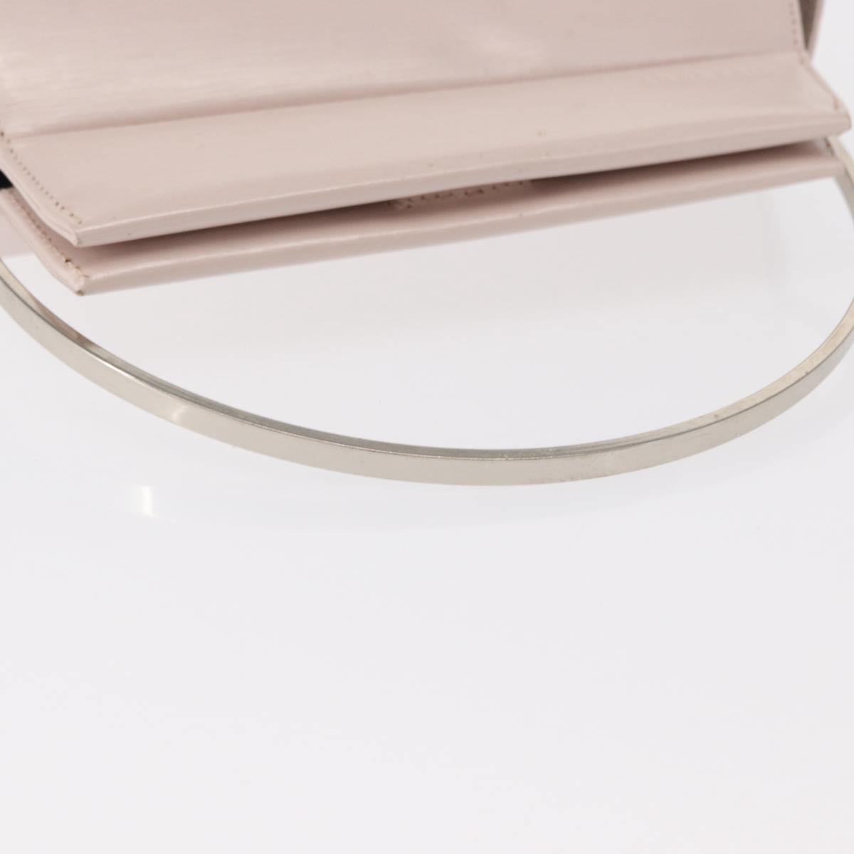 Givenchy GIVENCHY Hand Bag Leather Pink Silver Authentic bs30997